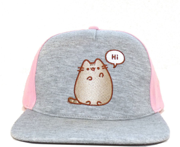 Pusheen - Hi (Snapback Cap) Cap Grey