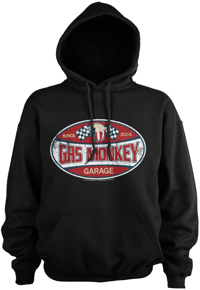 Gas Monkey Garage Hoodie Since 2004 Label Hoodie GMG-3-GMG019-H92-12 - Herren / Unisex