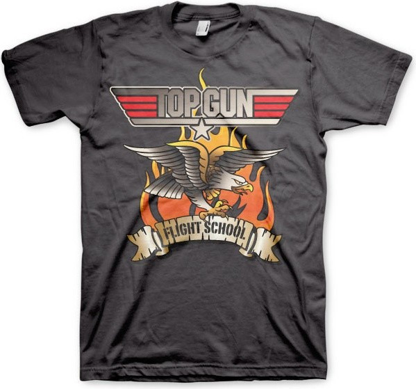 Top Gun Flying Eagle T-Shirt Dark-Grey