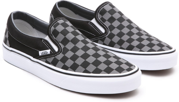 Vans Unisex Lifestyle Classic FTW Sneaker Ua Classic Slip-On Black/Pewter Checkerboard