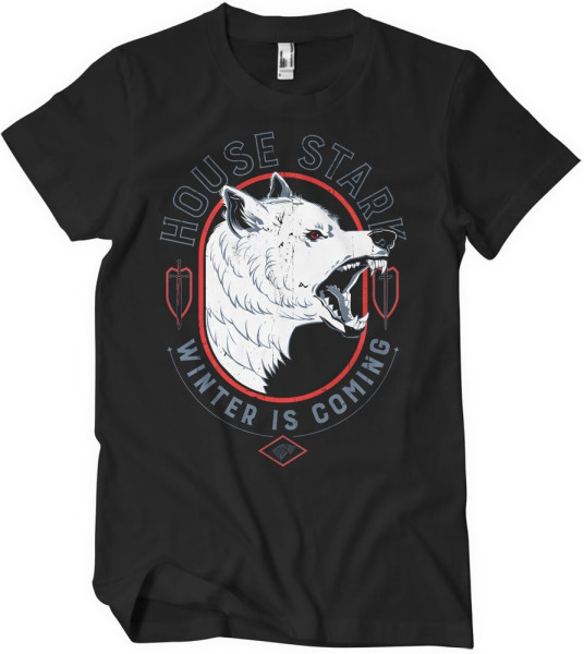 Game of Thrones T-Shirt House StarkWinter Is Coming T-Shirt WB-1-GOT005-H64-3