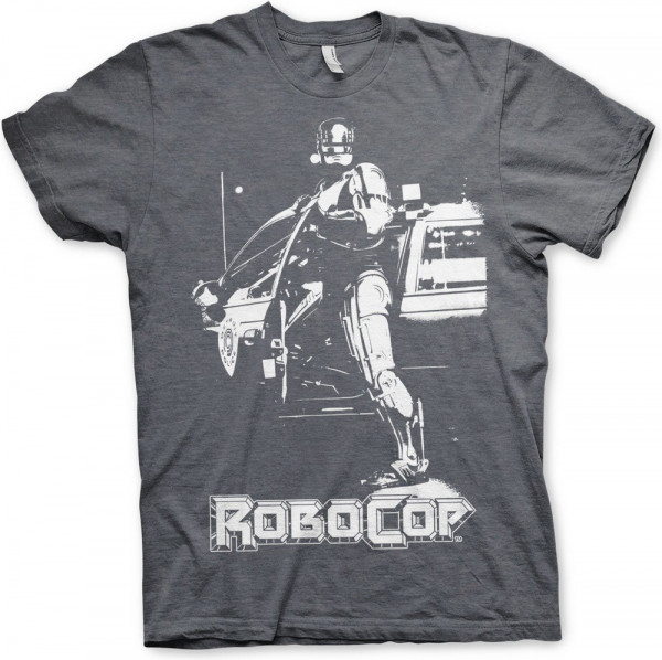 Robocop Poster T-Shirt Dark-Heather