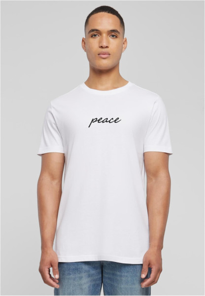 Mister Tee T-Shirt Peace Wording EMB Tee MT3161
