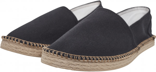 Urban Classics Shoes Canvas Slipper Black