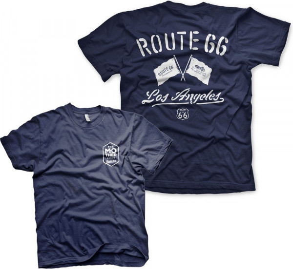 Route 66 Los Angeles T-Shirt Navy