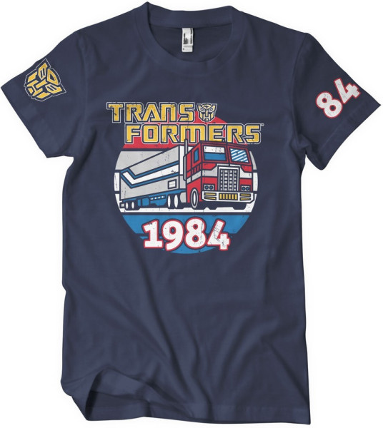 Transformers Optimus Prime Of 1984 T-Shirt Navy
