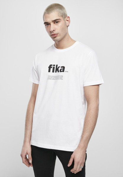 Mister Tee T-Shirt Fika Definition Tee White