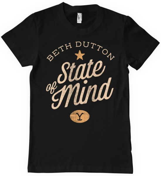 Yellowstone Beth Dutton State Of Mind T-Shirt Black