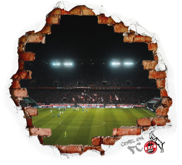 1. FC Köln Wandtattoo Blick ins Stadion 5020067