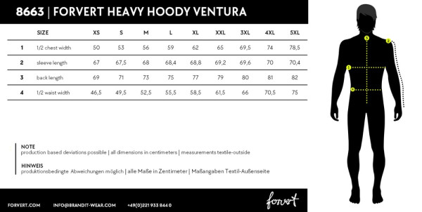 Brandit Forvert Heavy Hoodie Ventura 8663