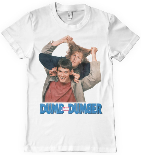 Dumb & Dumber Washed Poster T-Shirt White
