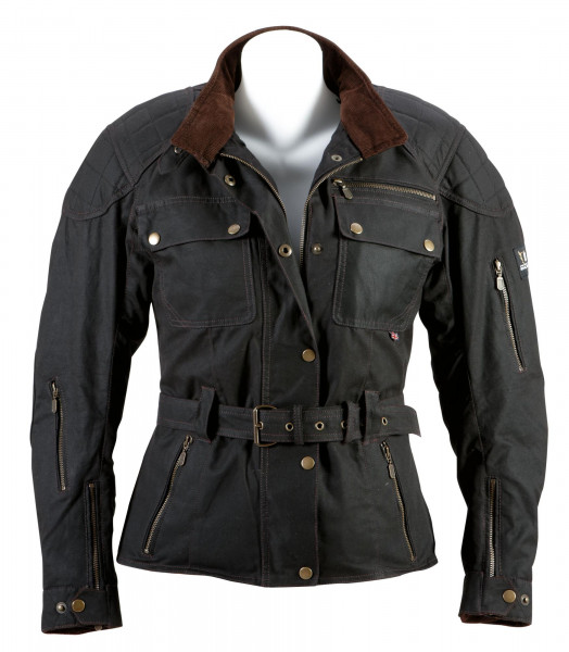 Bores Female Jacket Tropical Pro 1 Classic Damen Wachsjacke Black