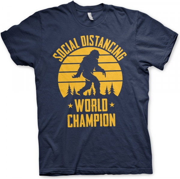 Hybris Social Distancing World Champion T-Shirt Navy