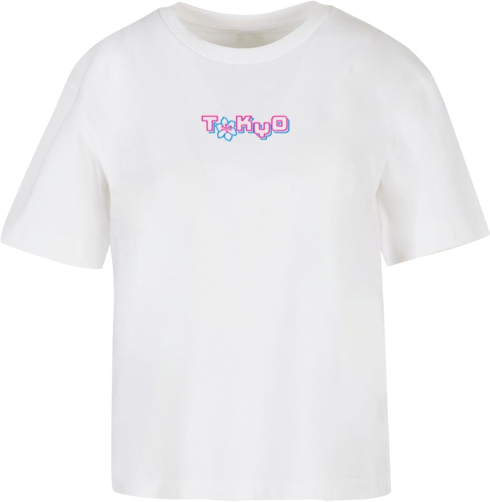 Miss Tee Damen T-Shirt Tokyo Dragon Neon Tee MST074 - Damen