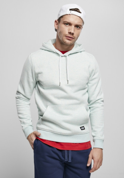 Urban Classics Hoodie Basic Melange Hoody Aqua Melange