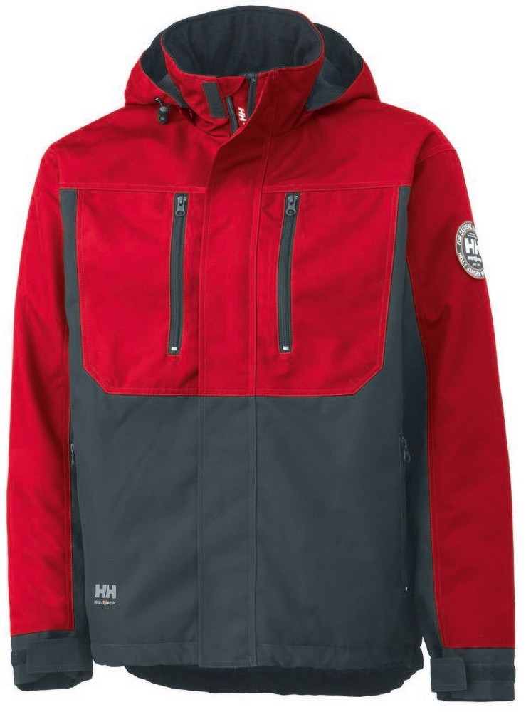 Helly Hansen Jacke 76201 Berg Jacke 130 Hh Rot/Schwarz - Herren / Unisex