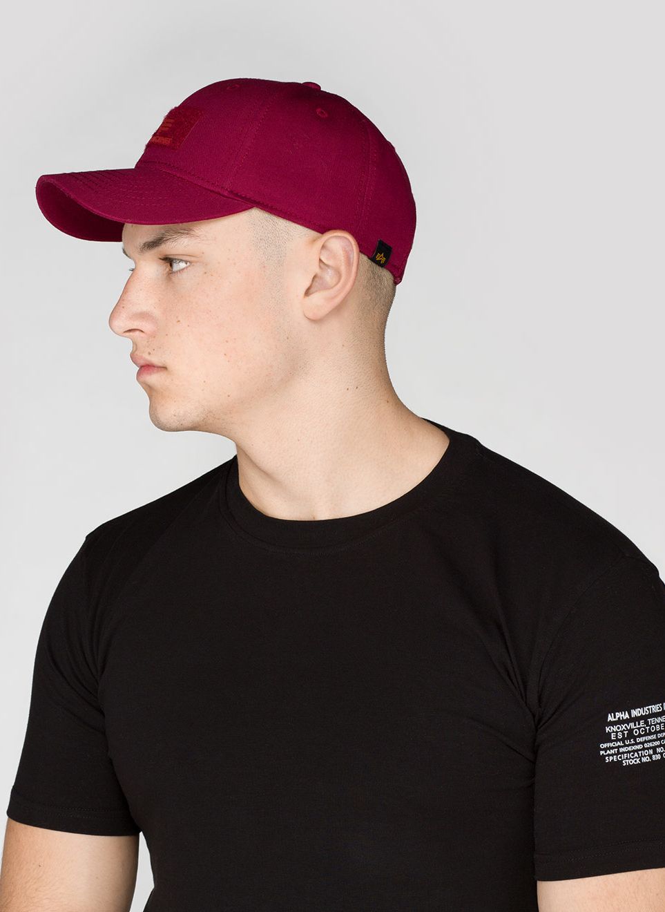 Alpha Industries VLC Cap Caps Burgundy Caps Beanies Men