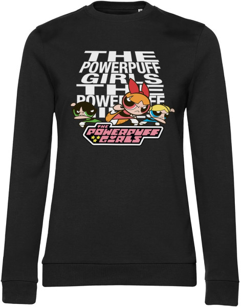 Power Puff Girls Damen Sweatshirt Powerpuff Girls Girly Sweatshirt WB-53-PPG001-DTF844