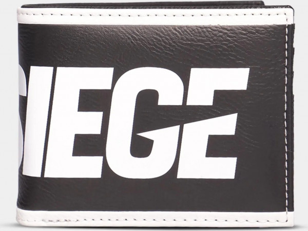 6-Siege - Logo - Bifold Wallet Black