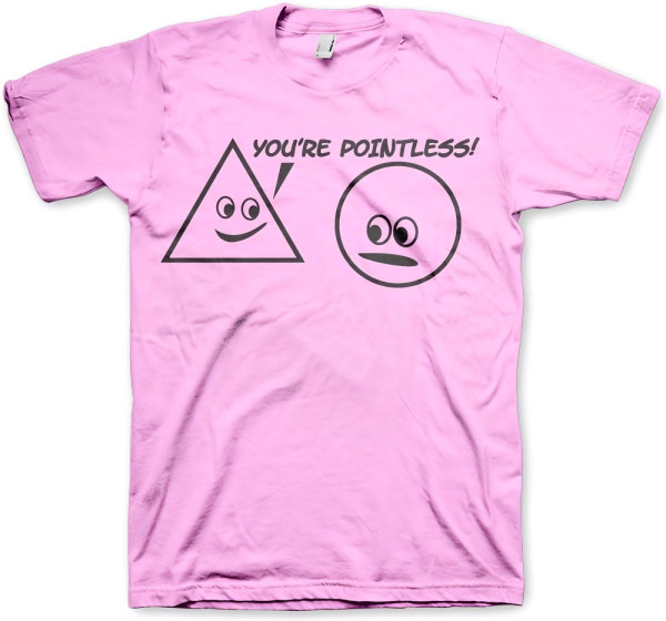 Hybris You're Pointless T-Shirt Pink