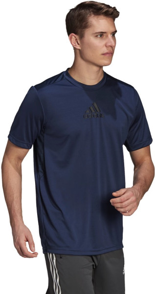 Adidas Sportshirt Primeblue Designed 2 Move Sport 3-Stripes Tee Crew 135121