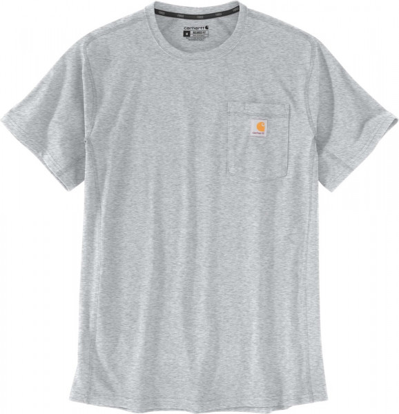 Carhartt Force Flex Pocket T-Shirts S/S Heather Grey