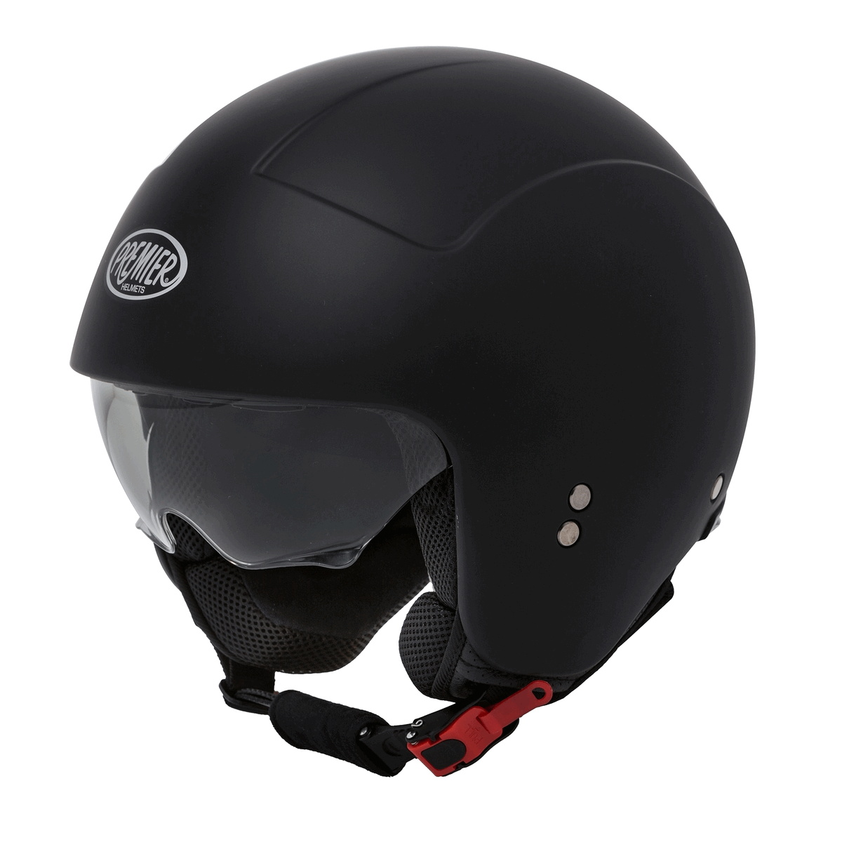 Premier Motorrad  Helm  Rocker Helm  U9 Bm Black Jethelme 