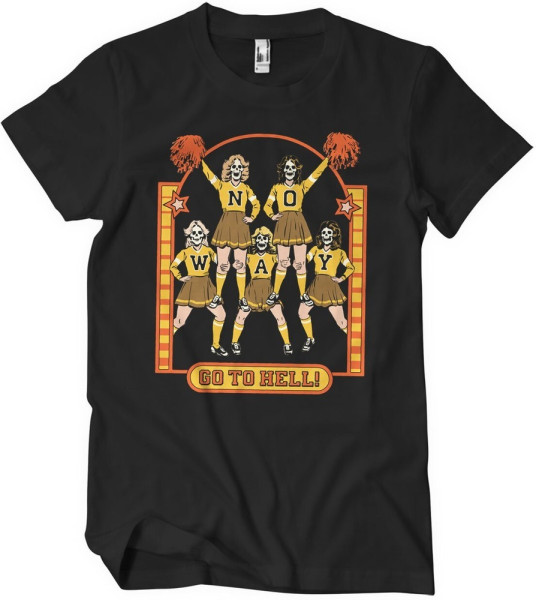 Steven Rhodes No Way - Go To Hell T-Shirt Black