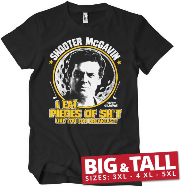 Happy Gilmore T-Shirt I Eat Pieces Of Sh'T Like You For Breakfast T-Shirt UV-1-HG003-H89-10
