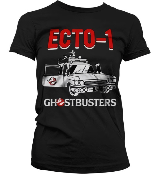 Ghostbusters Ecto-1 Girly T-Shirt Damen Black