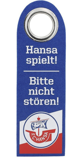 Hansa Rostock Türhänger Fussball Blau