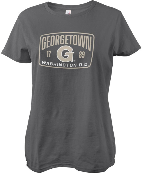 University Of Georgetown Since 1789 Girly Tee Damen T-Shirt Dark-Grey
