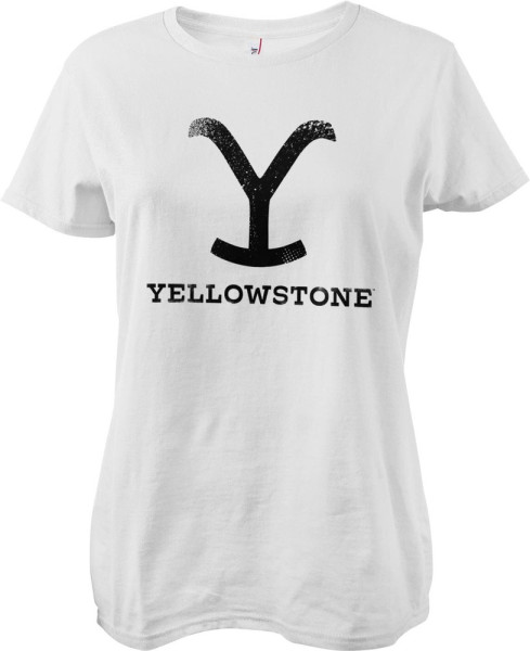 Yellowstone Girly Tee Damen T-Shirt White