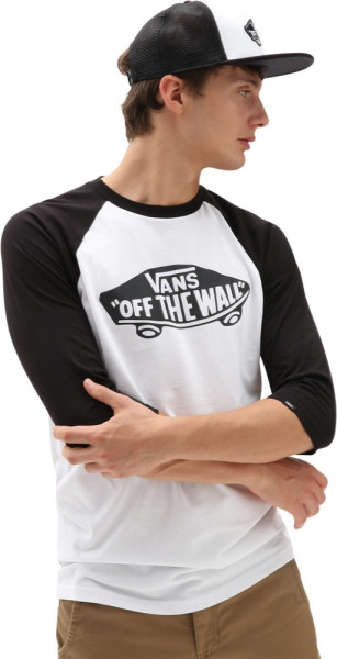 Vans Herren T-Shirt Mn Otw Raglan White/Black