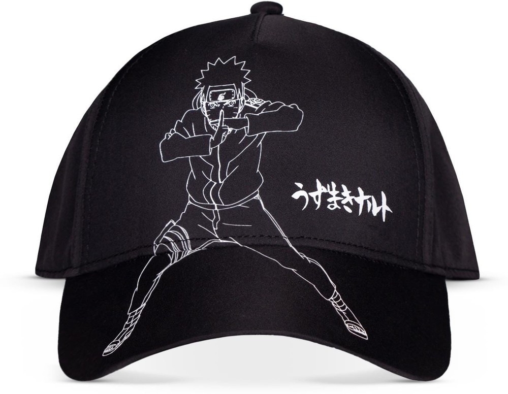 Naruto Shippuden - Men's Adjustable Cap Schwarz - Herren / Unisex