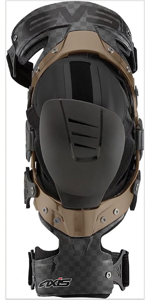 EVS Protektor Axis Pro Knee Brace Pair Schwarz/Copper - Herren / Unisex