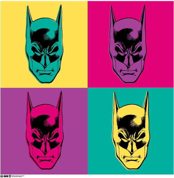 Batman Modern Art Poster 50x50 cm Multicolor