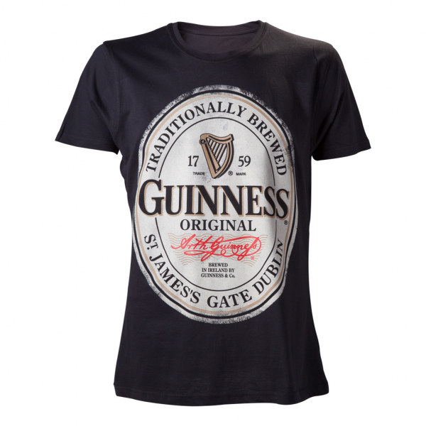 Guinness T-Shirt Classic Logo Black