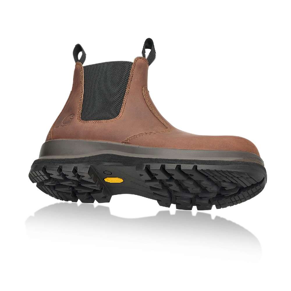 Carhartt Herren Sicherheitsstiefel Carter Chelsea Boot Dark Brown Sicherheitsschuhe S3 Schuhe Workwear kustom kult