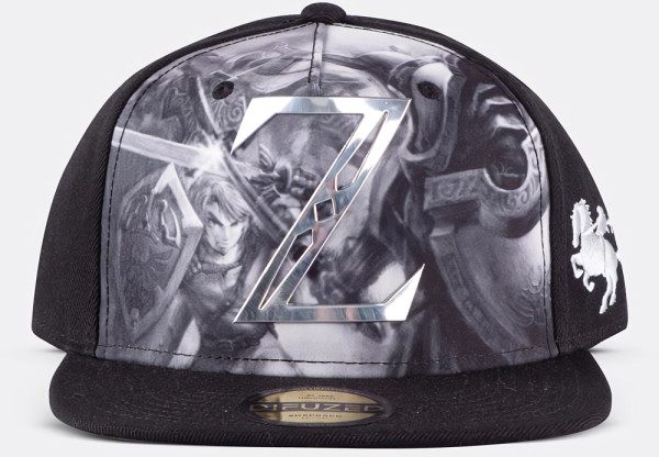 Zelda Fighting Snapback Cap in Black