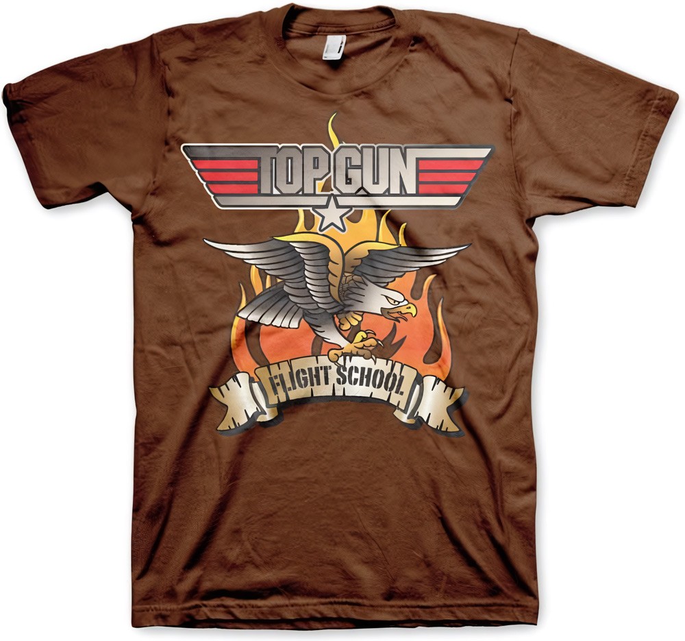 Top Gun Flying Eagle T-Shirt Braun - Herren / Unisex