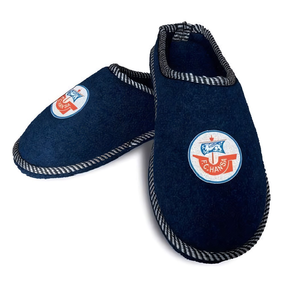 Hansa Rostock Hansa-Pantoffel Fußball Blau - Herren / Unisex