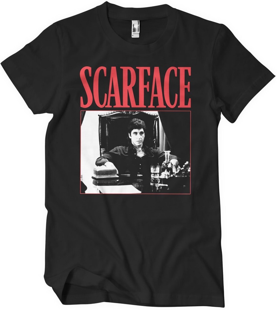 Scarface Tony Montana - The Power T-Shirt Schwarz - Herren / Unisex