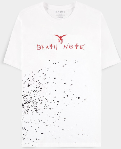 Death Note - Shinigami Apple Splash - Men's Short Sleeved T-shirt White