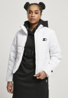 Starter Black Label Damen Jacke Ladies Logo Puffer Jacket White