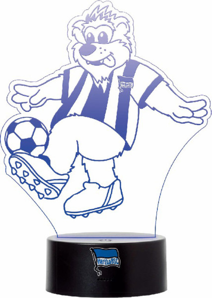 Hertha BSC Berlin LED Licht Herthinho Fussball Blau