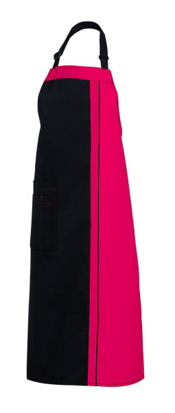 Leiber Latzschürze ca. 100 cm 11/2522/1002 Schwarz/Rot