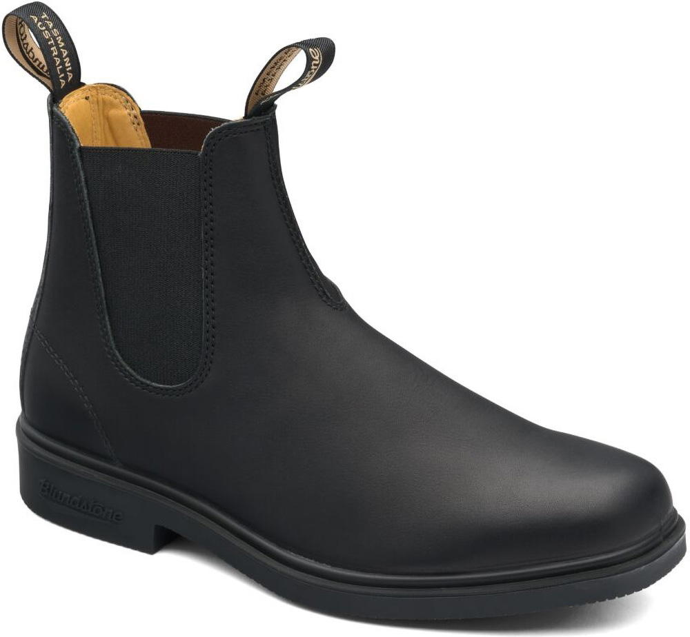 Blundstone Chelsea Boots #068 Voltan Schwarz Leather With Lining (Dress Series) - Herren / Unisex