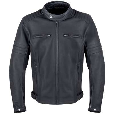WCC West Coast Choppers Lederjacke Riding Shirt Perforated Black