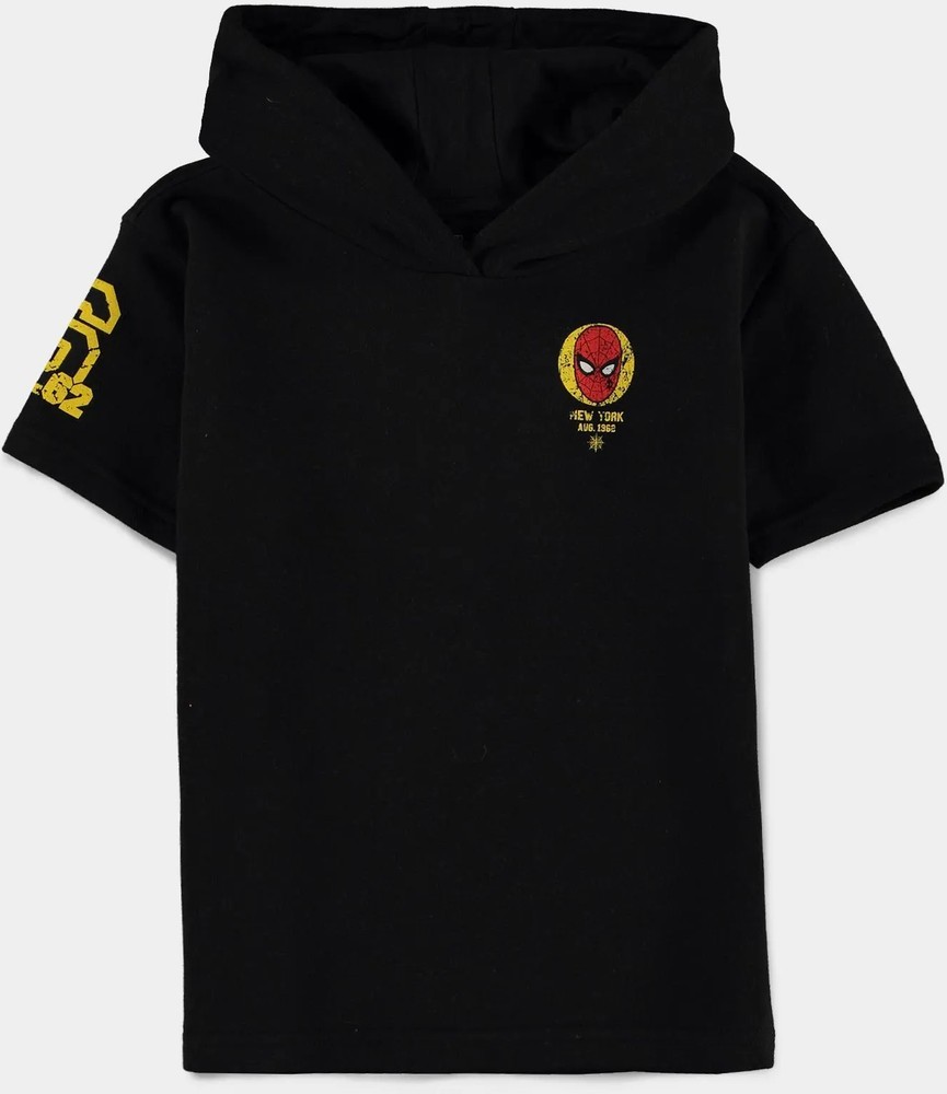 Spider-Man - Boys Short Sleeved Schwarz - Herren / Unisex